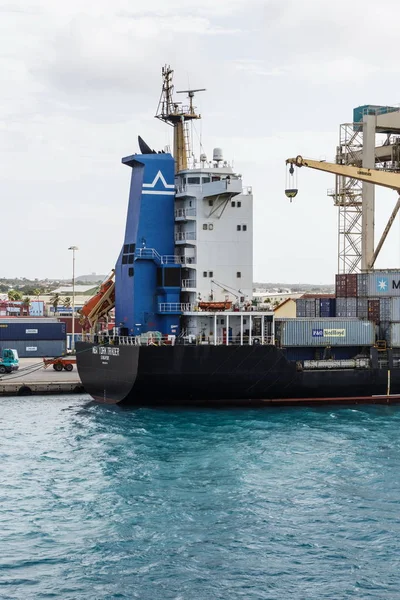 Singapore Freighter en Aruba — Foto de Stock