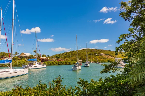 Marina in Antigua — Stockfoto