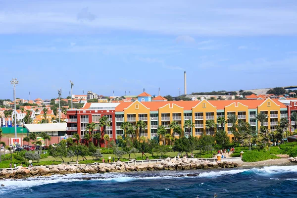 À beira-mar a pé por Curaçao Resort — Fotografia de Stock
