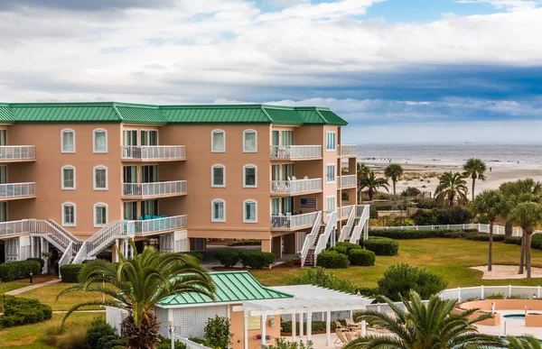 Balconies on Beach Condos — Stock Photo, Image