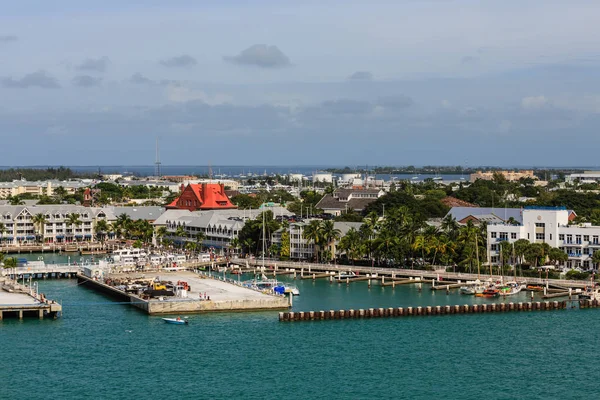 Harbor and Mallory Square in Key West — Stock Photo, Image