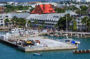 Cruise gemi limanda Key West