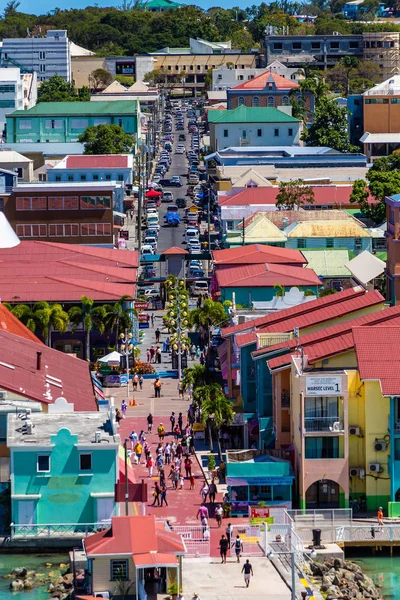 Shoppers op Antigua Street — Stockfoto