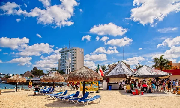 Hotel y Bar de la playa de Cozumel — Foto de Stock