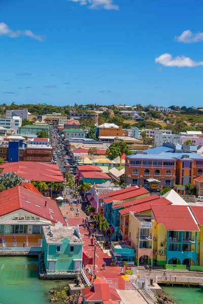 Shopping Street en Antigua — Foto de Stock