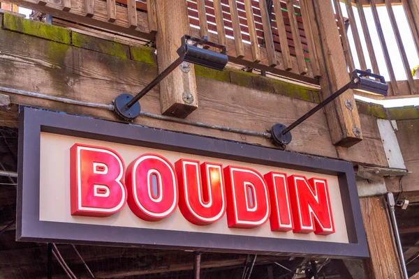Boudin Bäckereischild — Stockfoto