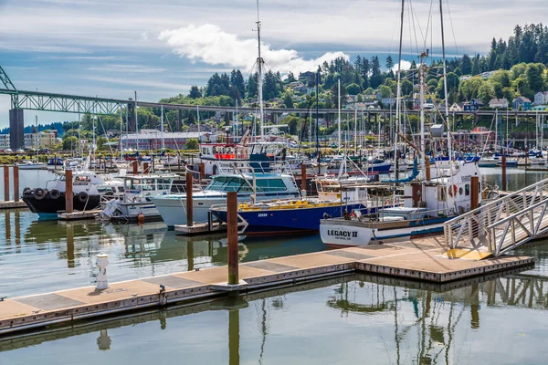 Astoria Oregon Marina — Stock Photo, Image