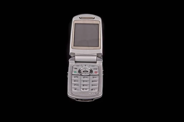 A Flip Phone on Black — Stock Photo, Image