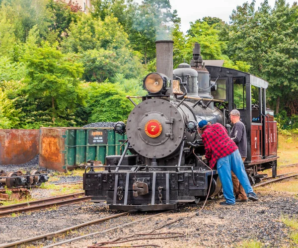 Trabajando en el ferrocarril —  Fotos de Stock