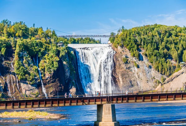 Montmorency Falls in Quebec — Stockfoto