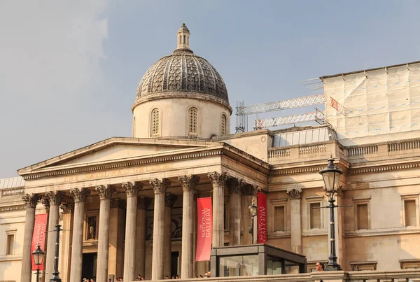 Galeria Narodowa w Trafalgar Square — Zdjęcie stockowe