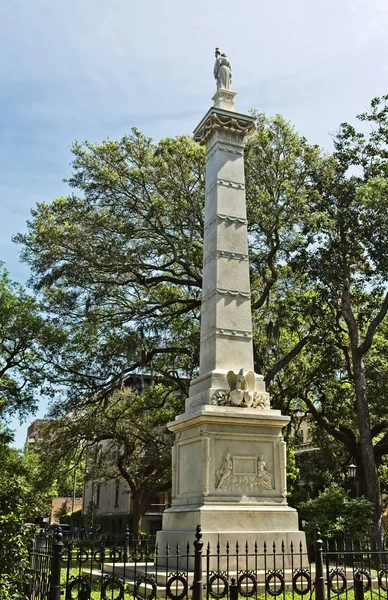 Pulaski Statue in Savannah — Stock Photo, Image