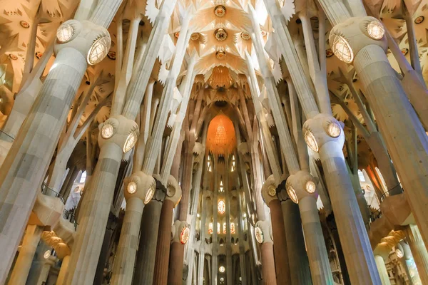 Interior of Sagrada Familia — Stock Photo, Image