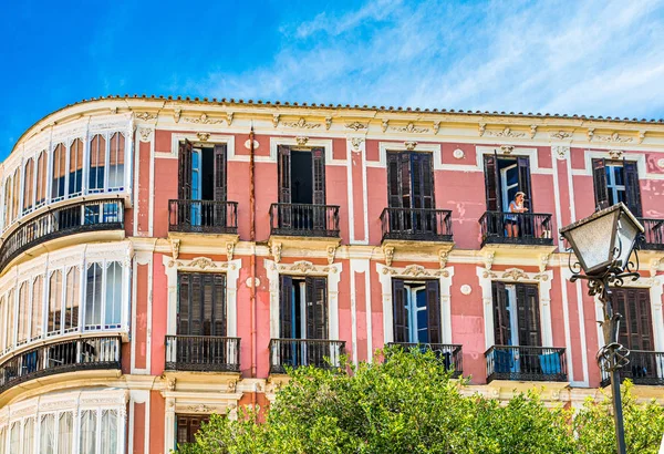 Altes hotel in malaga — Stockfoto