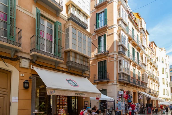 Souvenirläden in Malaga — Stockfoto