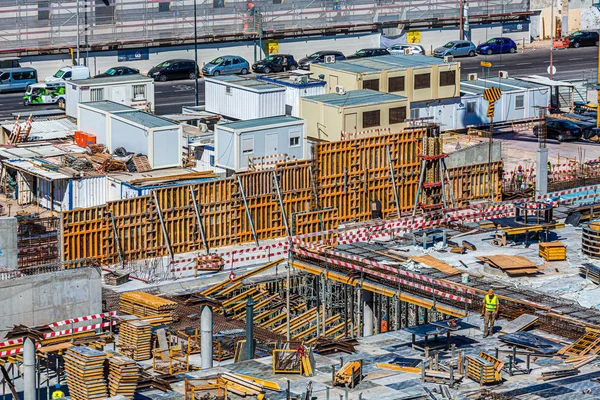 Nová stavba Dockside v Lisabonu — Stock fotografie