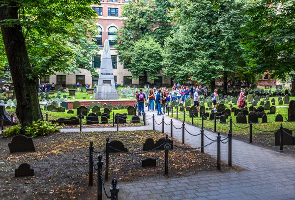 Мемориал Франклина в Бостоне — стоковое фото