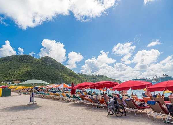 Plaża St Maarten — Zdjęcie stockowe