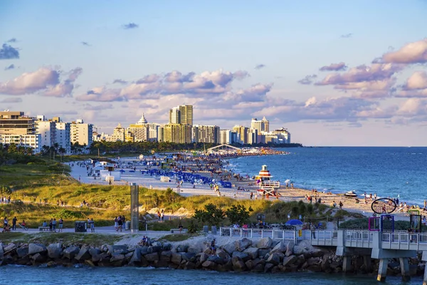 Porto Everglades e spiaggia — Foto Stock