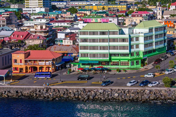 Garraway hotell på kusten av Dominica — Stockfoto