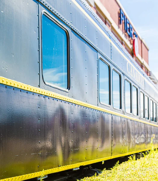 Velho trem canadense — Fotografia de Stock