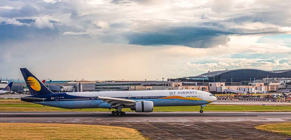 Jet Airways em Heathrow — Fotografia de Stock