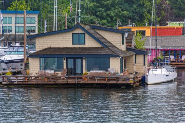 Lake Union yüzen ev