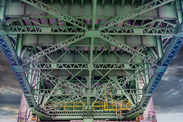 Onderkant van de Ballard Bridge — Stockfoto