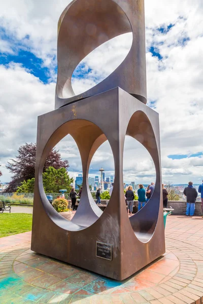 Sculpture in Kerry Park — Stock Photo, Image