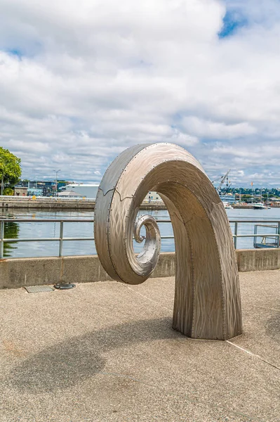 Sculpture at Ballard Locks — Stock Photo, Image