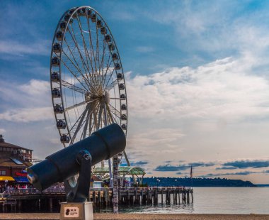 Puget Sound'un Elli Cent Görünümü