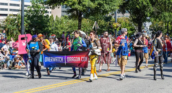 DragonCon Parade 2019 w mieście Atlanta — Zdjęcie stockowe