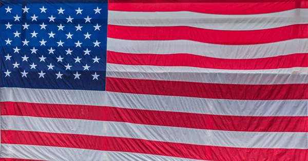 Vollständiger Rahmen der Aerikanischen Flagge — Stockfoto