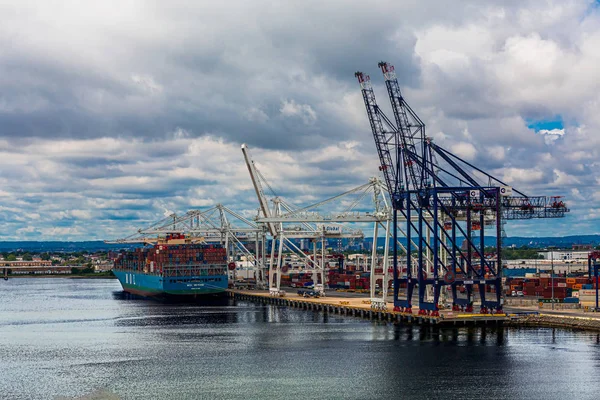 Mol vrachtschip in New Jersey — Stockfoto