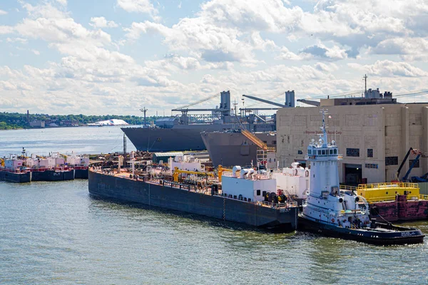 Bayonne Dry dock — Stockfoto