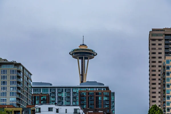 Modern Konutlar ve Seattle Kulesi — Stok fotoğraf