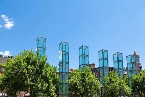Columnas de vidrio en Boston — Foto de Stock