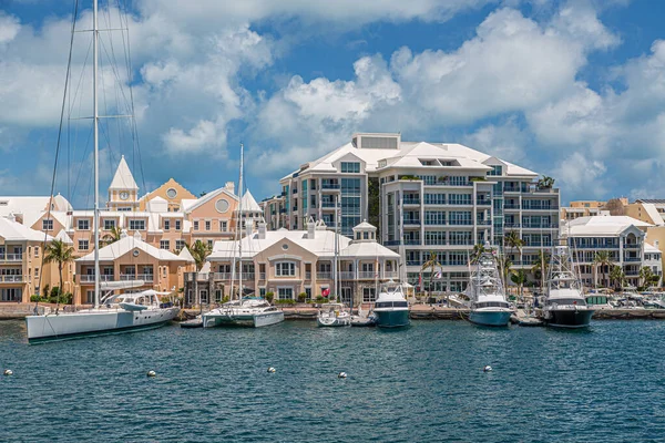 Jachten bij Bermuda Hotels — Stockfoto