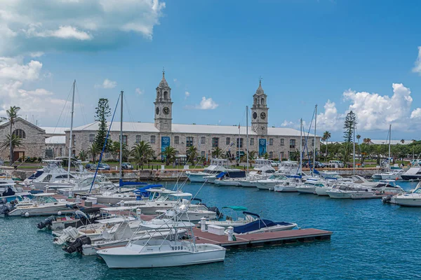 Molte barche a Nelson Dockyard — Foto Stock