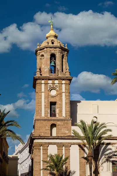 Cadiz Spanien Glockenturm — Stockfoto