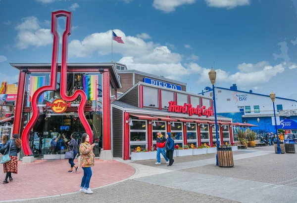 Hard Rock Cafe auf Pier 39 — Stockfoto