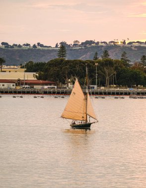 Yelkenli San Diego açıklarında.