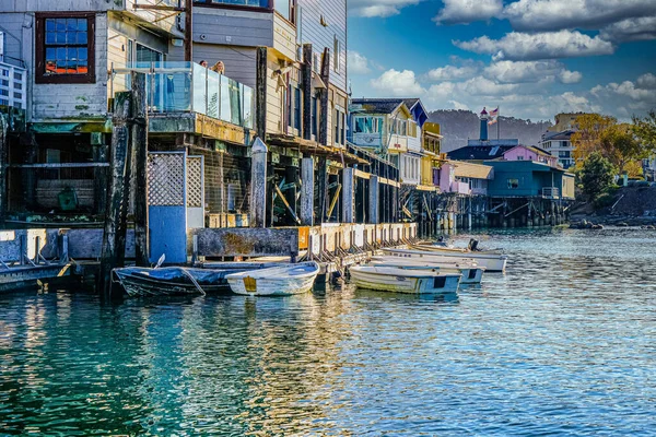 Kleine boten in Monterey — Stockfoto