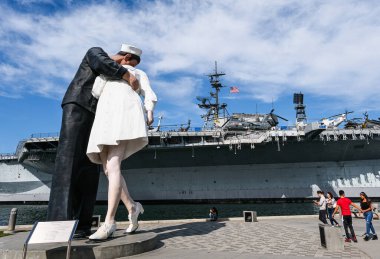 San Diego 'da büyük bir heykel