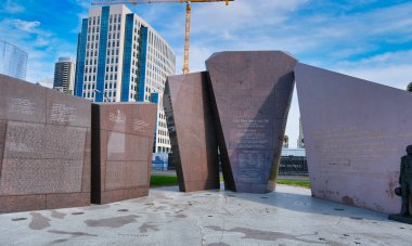 USS San Diego Plaques Midway 'de