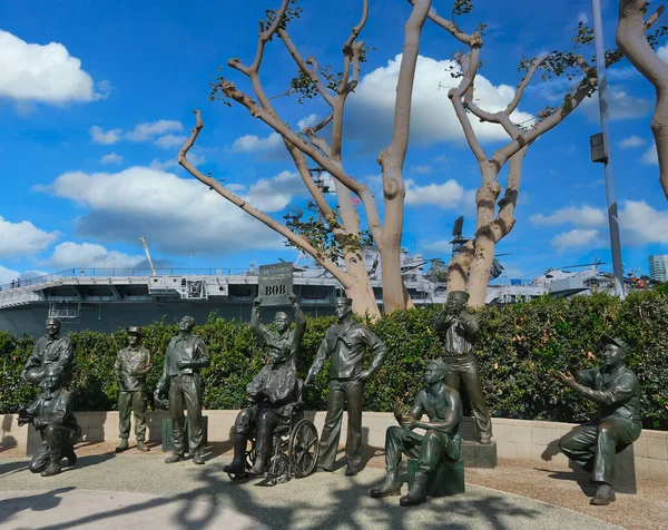 Estatuas en el Bob Hope Memorial — Foto de Stock