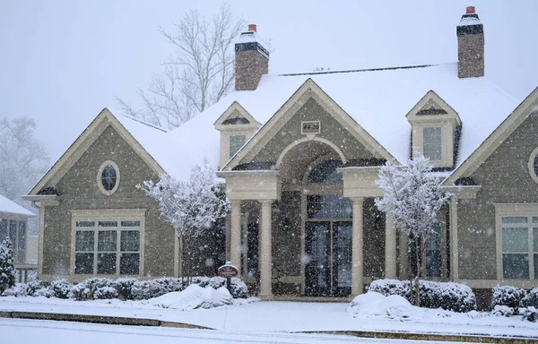 Sneeuw in het clubhuis — Stockfoto