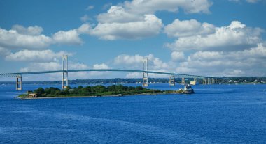 Newport Rhode Island 'daki Askı Köprüsü