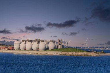 Boston Su arıtma tesisi Alacakaranlık