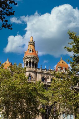 Klasik Barcelona Oteli 'nin Çatısında Dekoratif Döşeme